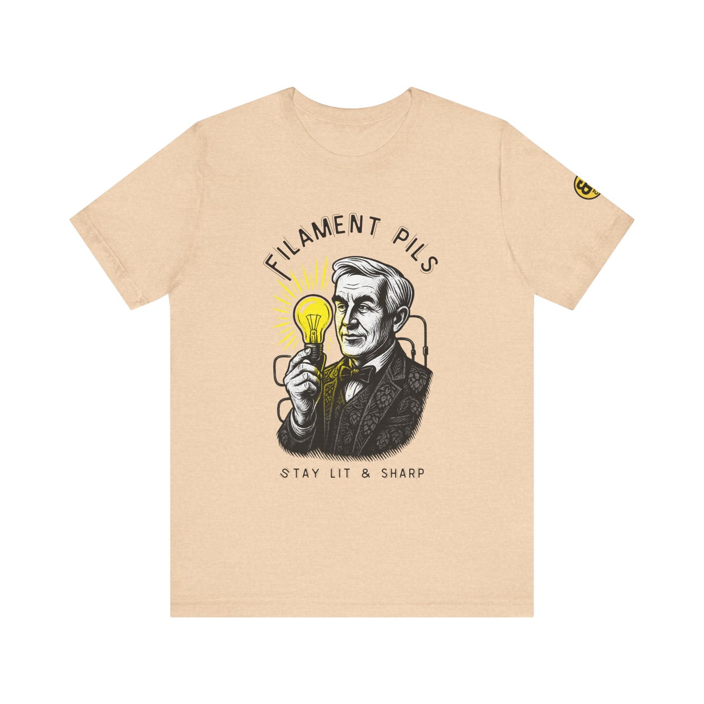 Digi-Gen Series: Edison Quote Tee - Unisex Jersey T-Shirt