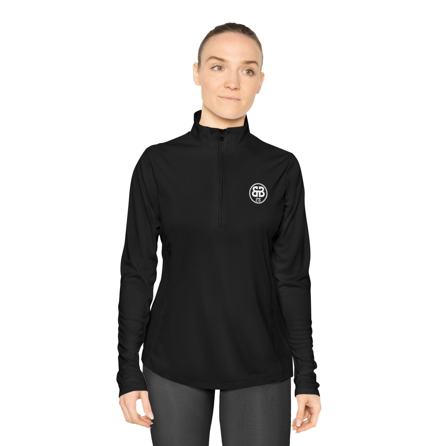 Brockton Beer Company Ladies Quarter-Zip Pullover - Stylish & Comfortable Activewear
