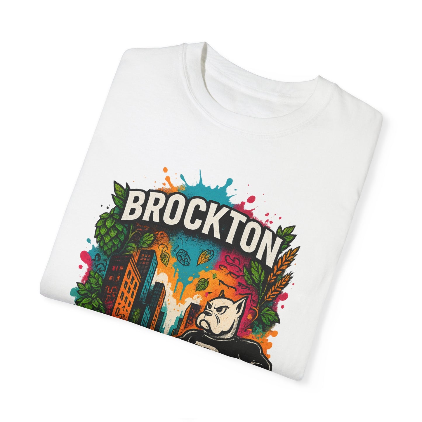 Mr Gloves City Art T-Shirt - Vibrant Unisex Garment-Dyed Tee