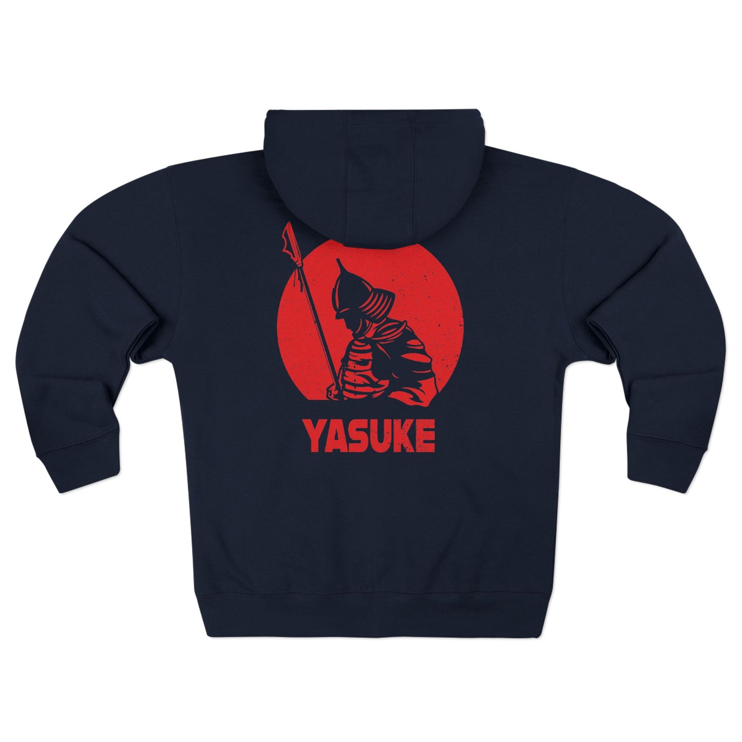 Yasuke Unisex Zip Hoodie - Cozy Samurai Style for Warriors