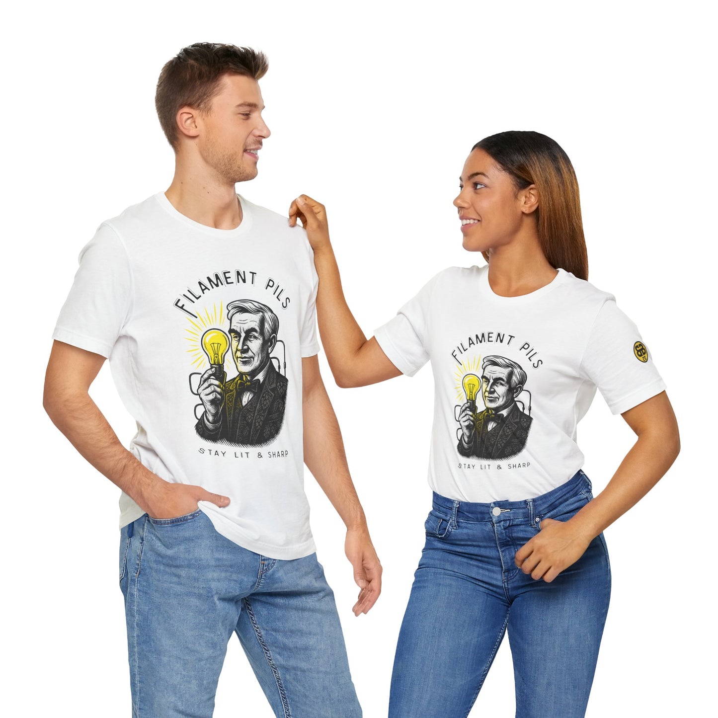 Digi-Gen Series: Edison Quote Tee - Unisex Jersey T-Shirt