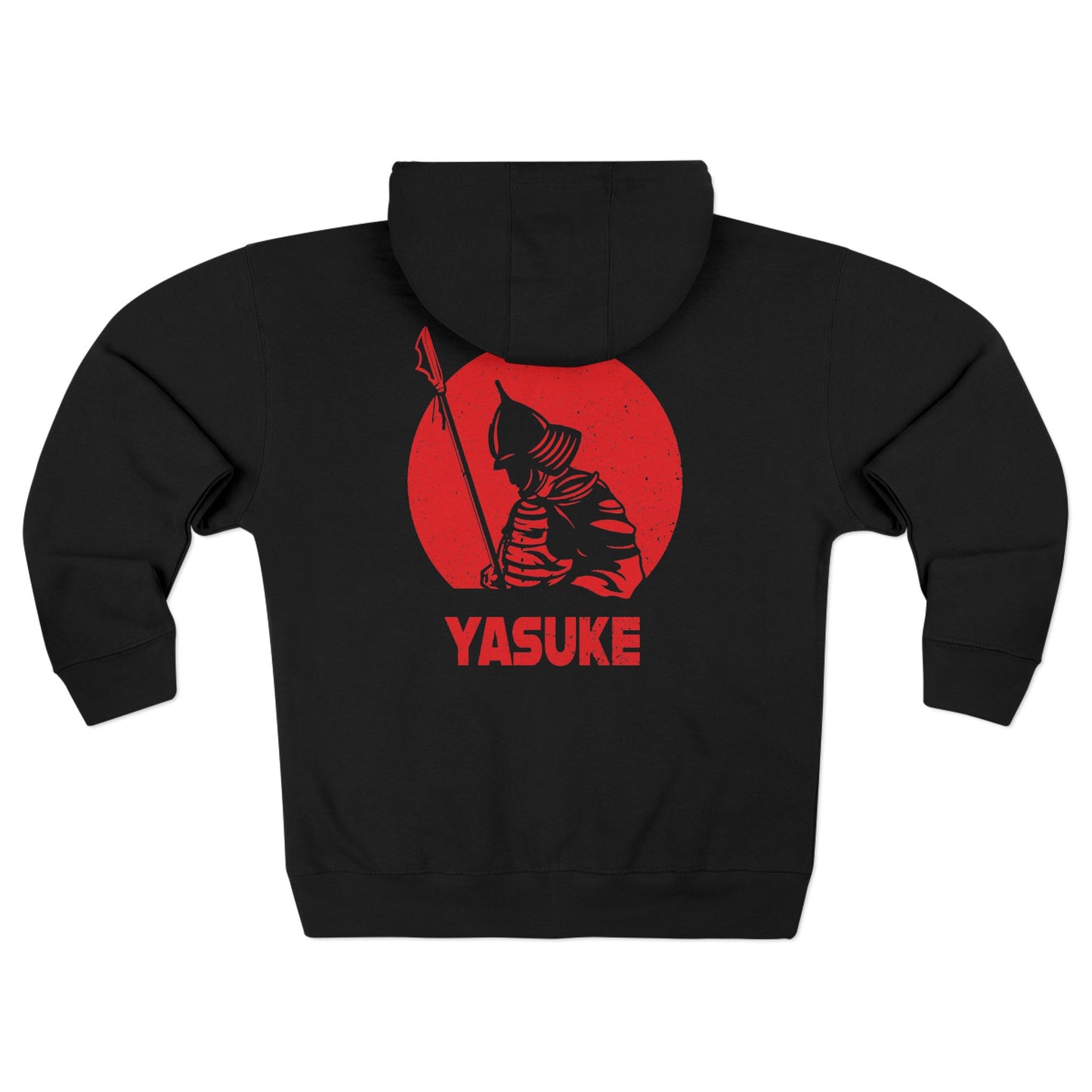 Yasuke Unisex Zip Hoodie - Cozy Samurai Style for Warriors