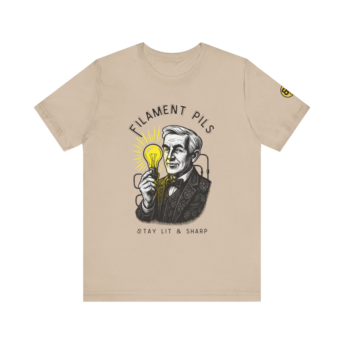 Digi-Gen Series: Edison Quote Tee - Unisex Jersey T-Shirt