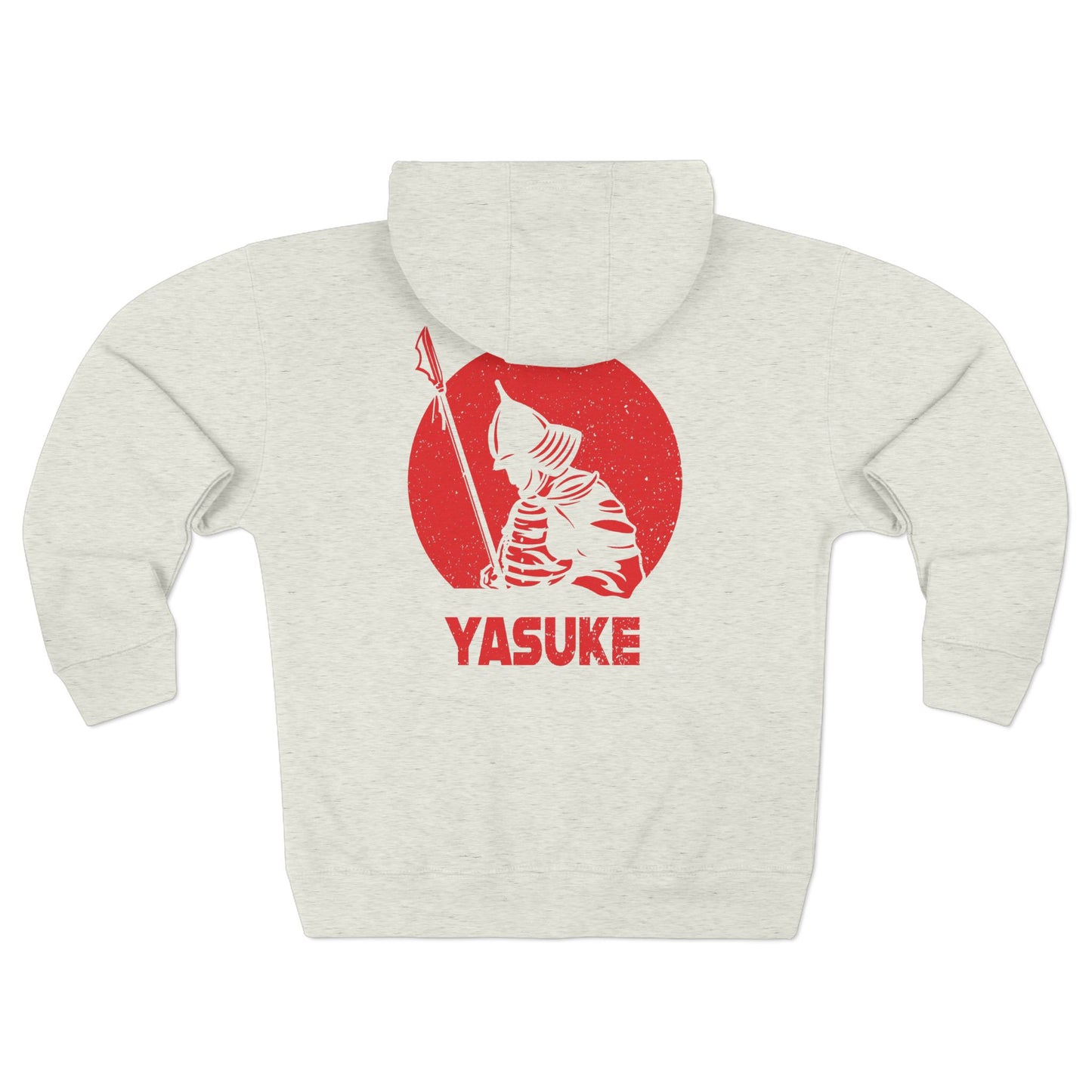 Yasuke Unisex Zip Hoodie - Cozy Samurai Style for Warriors