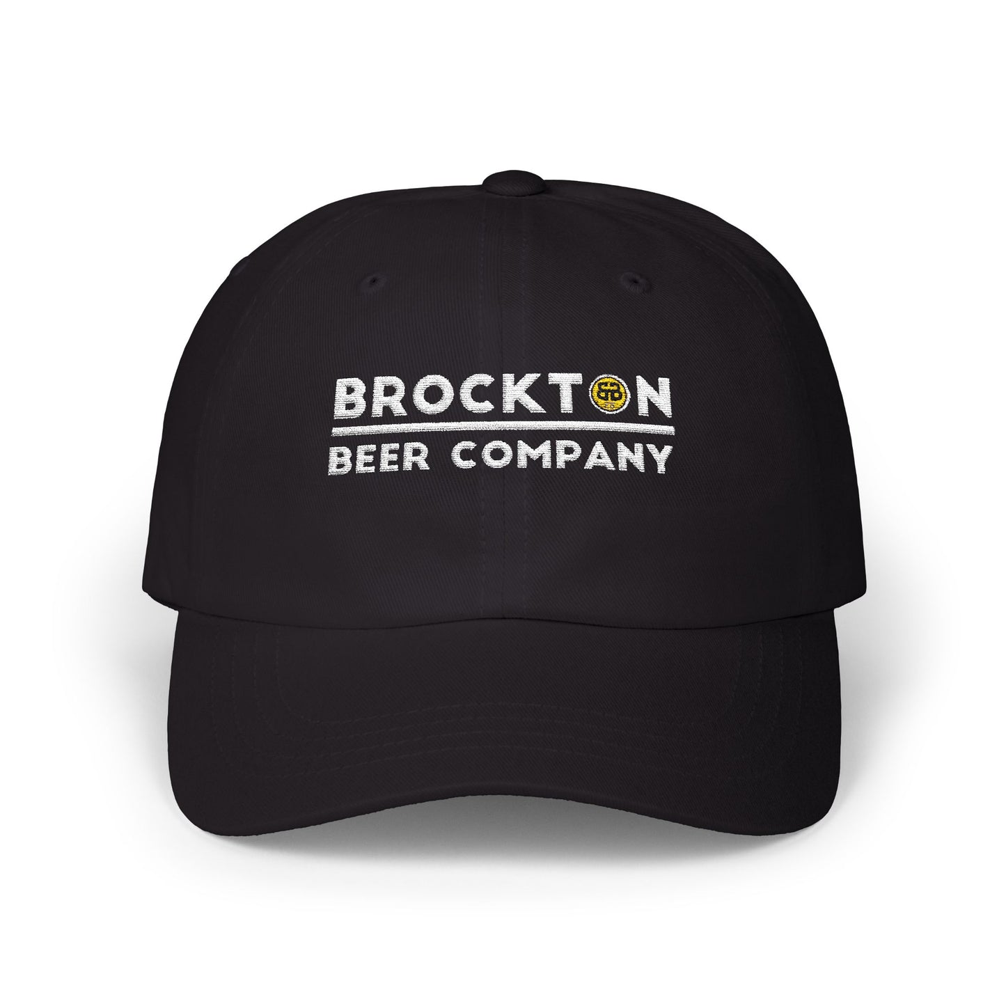 Brockton Beer Company Classic Dad Cap - Casual White Hat for Beer Lovers