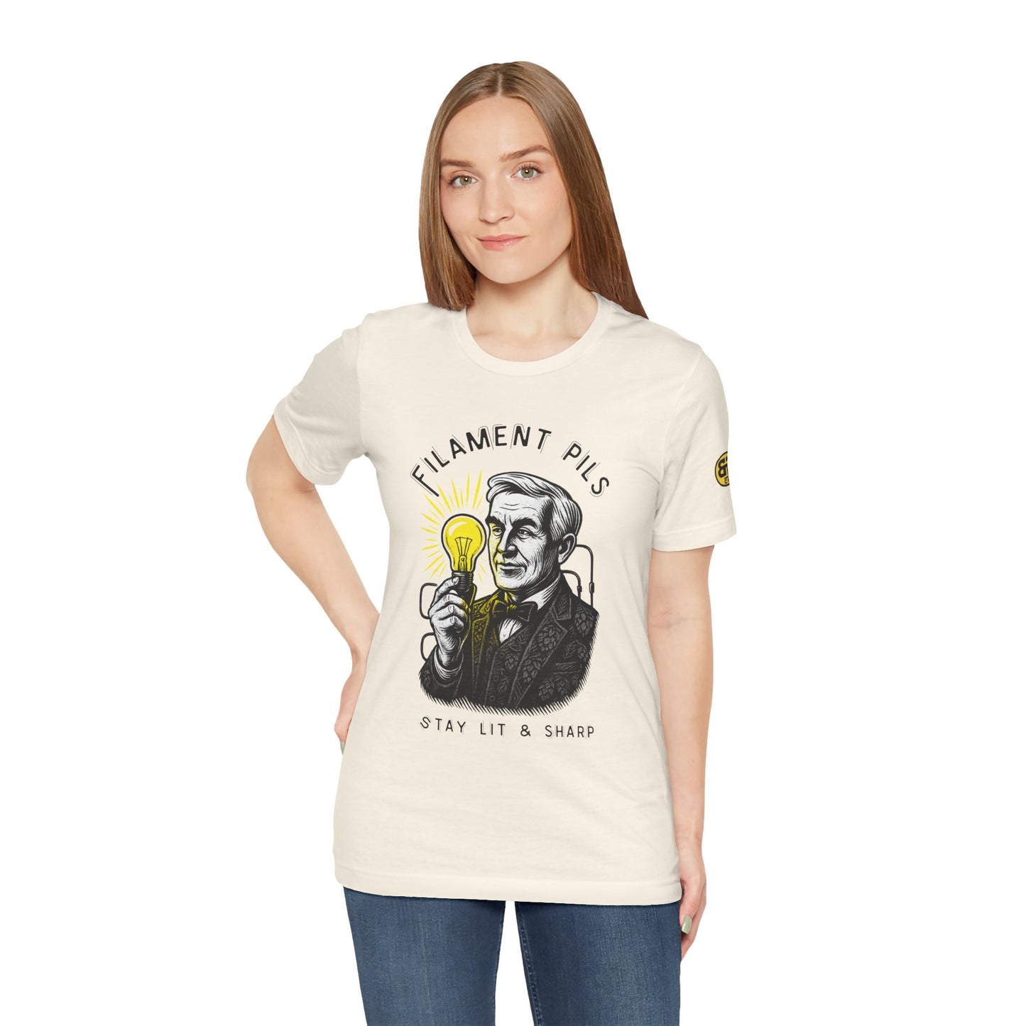 Digi-Gen Series: Edison Quote Tee - Unisex Jersey T-Shirt