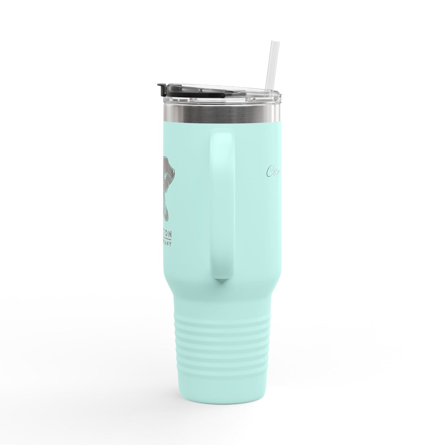 City of Champs Travel Mug | 40oz Travel Tumbler with Straw