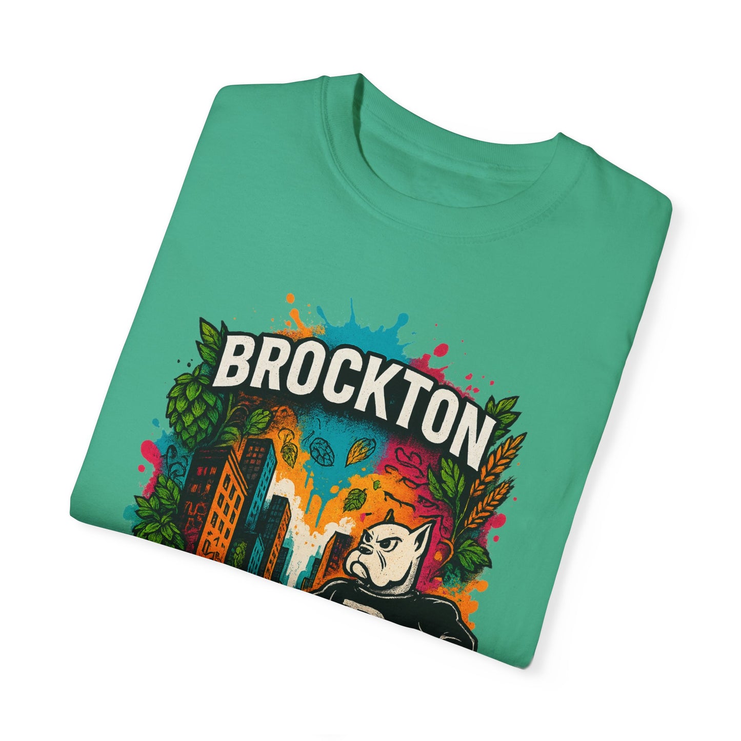 Mr Gloves City Art T-Shirt - Vibrant Unisex Garment-Dyed Tee
