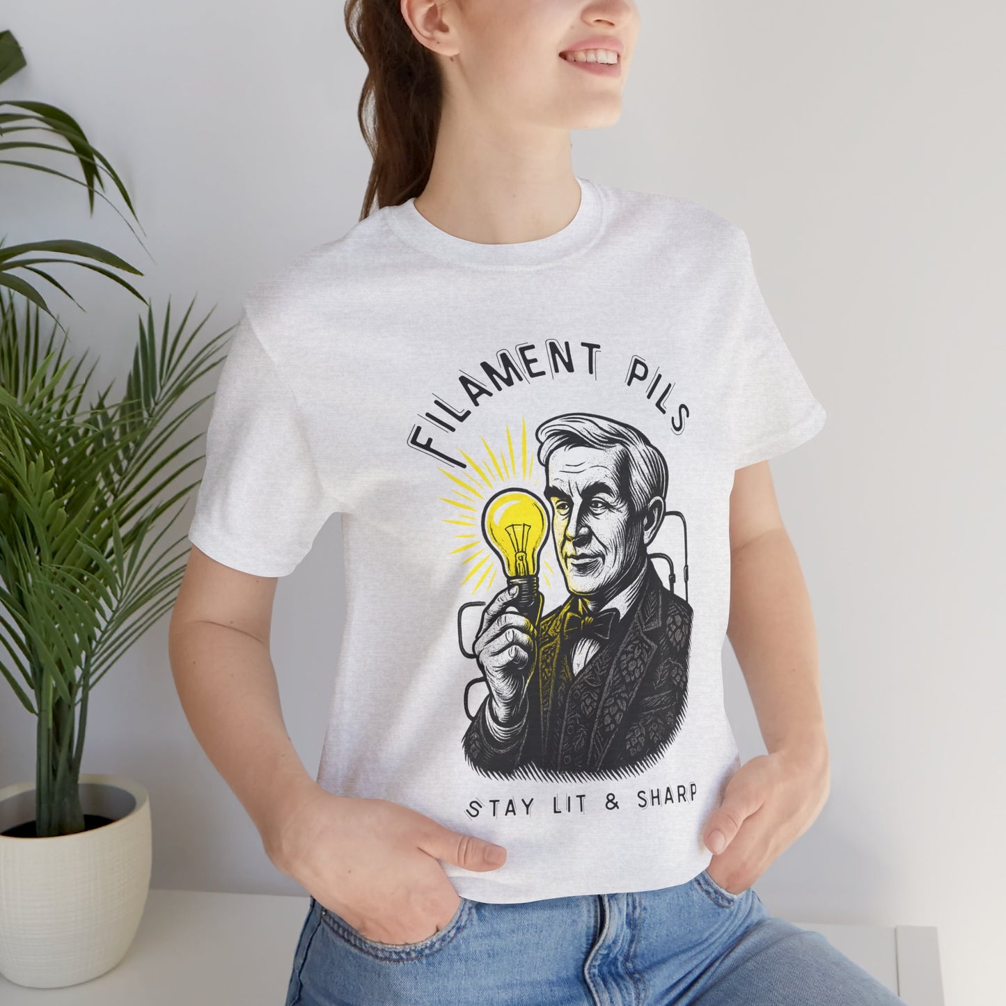 Digi-Gen Series: Edison Quote Tee - Unisex Jersey T-Shirt