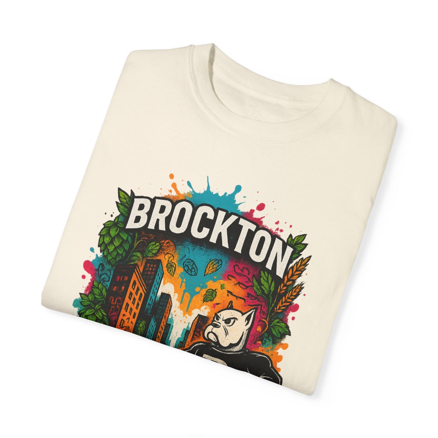 Mr Gloves City Art T-Shirt - Vibrant Unisex Garment-Dyed Tee