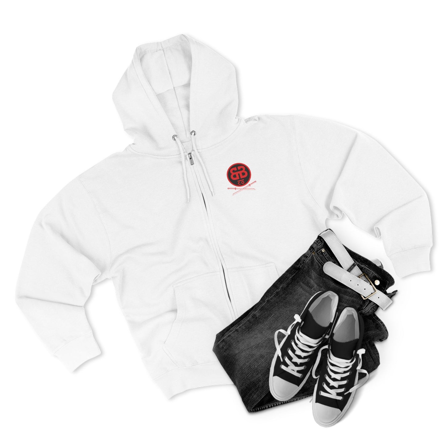 Yasuke Unisex Zip Hoodie - Cozy Samurai Style for Warriors