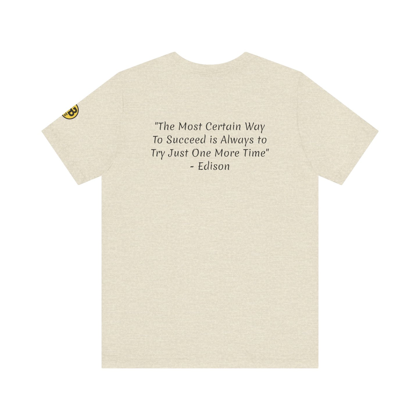 Digi-Gen Series: Edison Quote Tee - Unisex Jersey T-Shirt