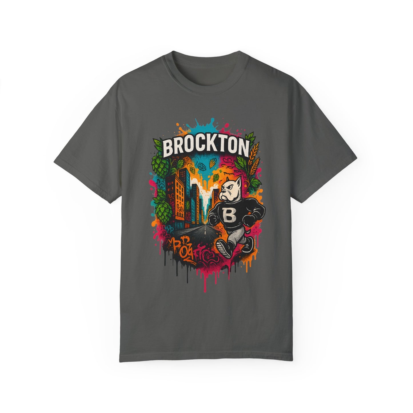 Mr Gloves City Art T-Shirt - Vibrant Unisex Garment-Dyed Tee
