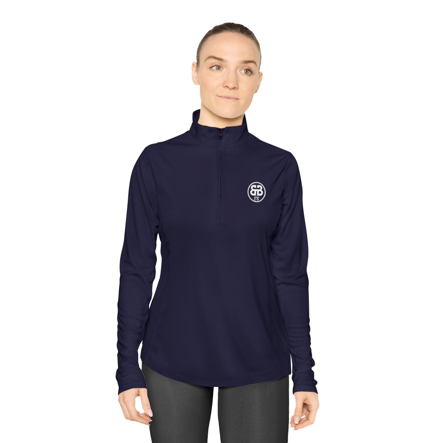 Brockton Beer Company Ladies Quarter-Zip Pullover - Stylish & Comfortable Activewear