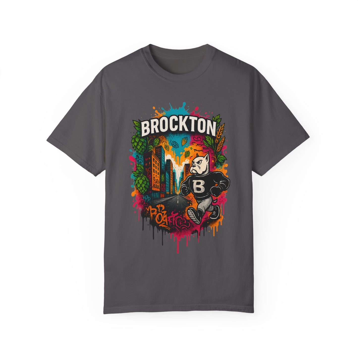 Mr Gloves City Art T-Shirt - Vibrant Unisex Garment-Dyed Tee