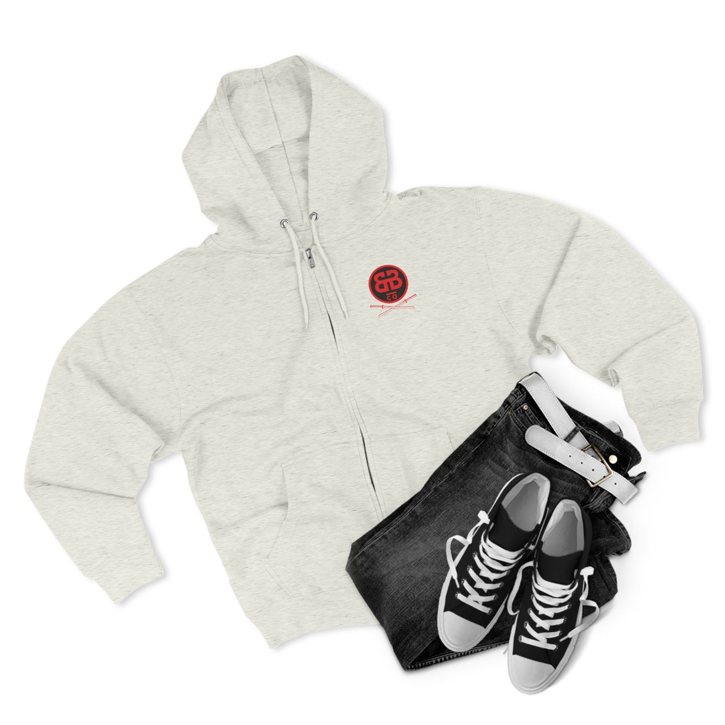 Yasuke Unisex Zip Hoodie - Cozy Samurai Style for Warriors