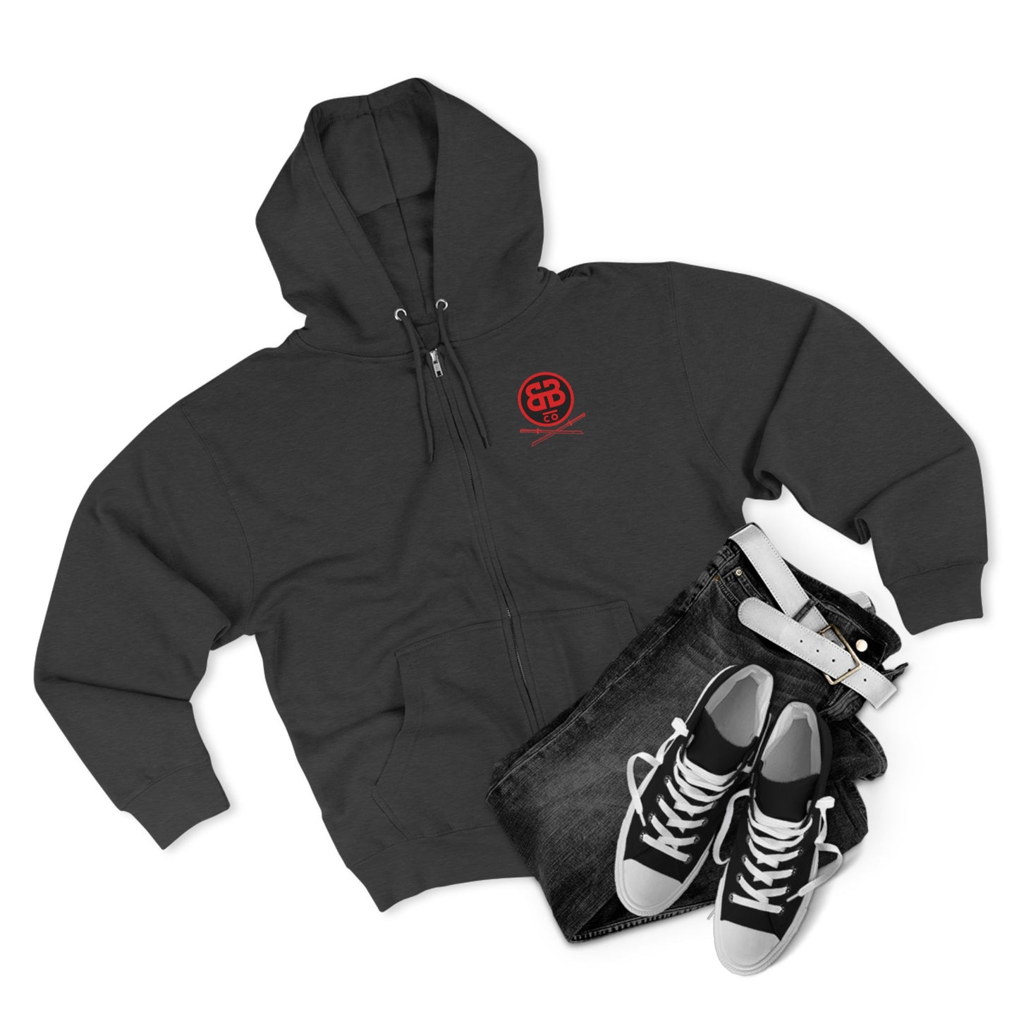Yasuke Unisex Zip Hoodie - Cozy Samurai Style for Warriors