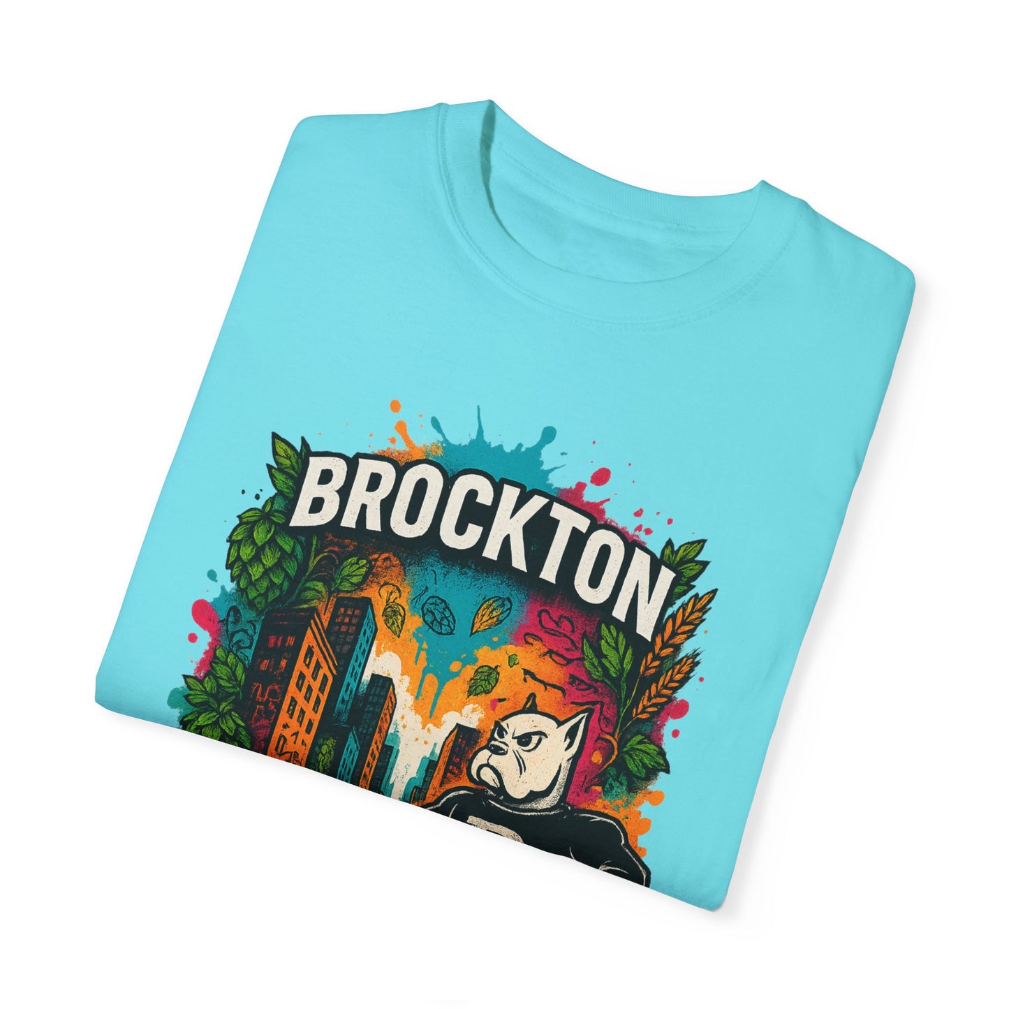 Mr Gloves City Art T-Shirt - Vibrant Unisex Garment-Dyed Tee