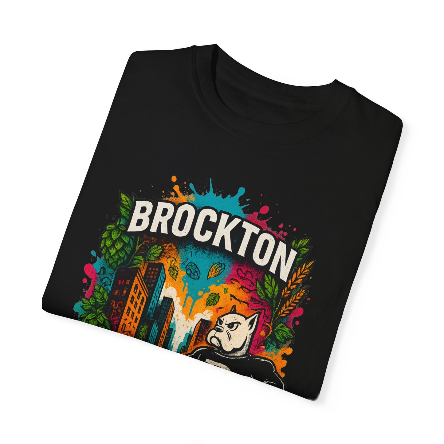 Mr Gloves City Art T-Shirt - Vibrant Unisex Garment-Dyed Tee
