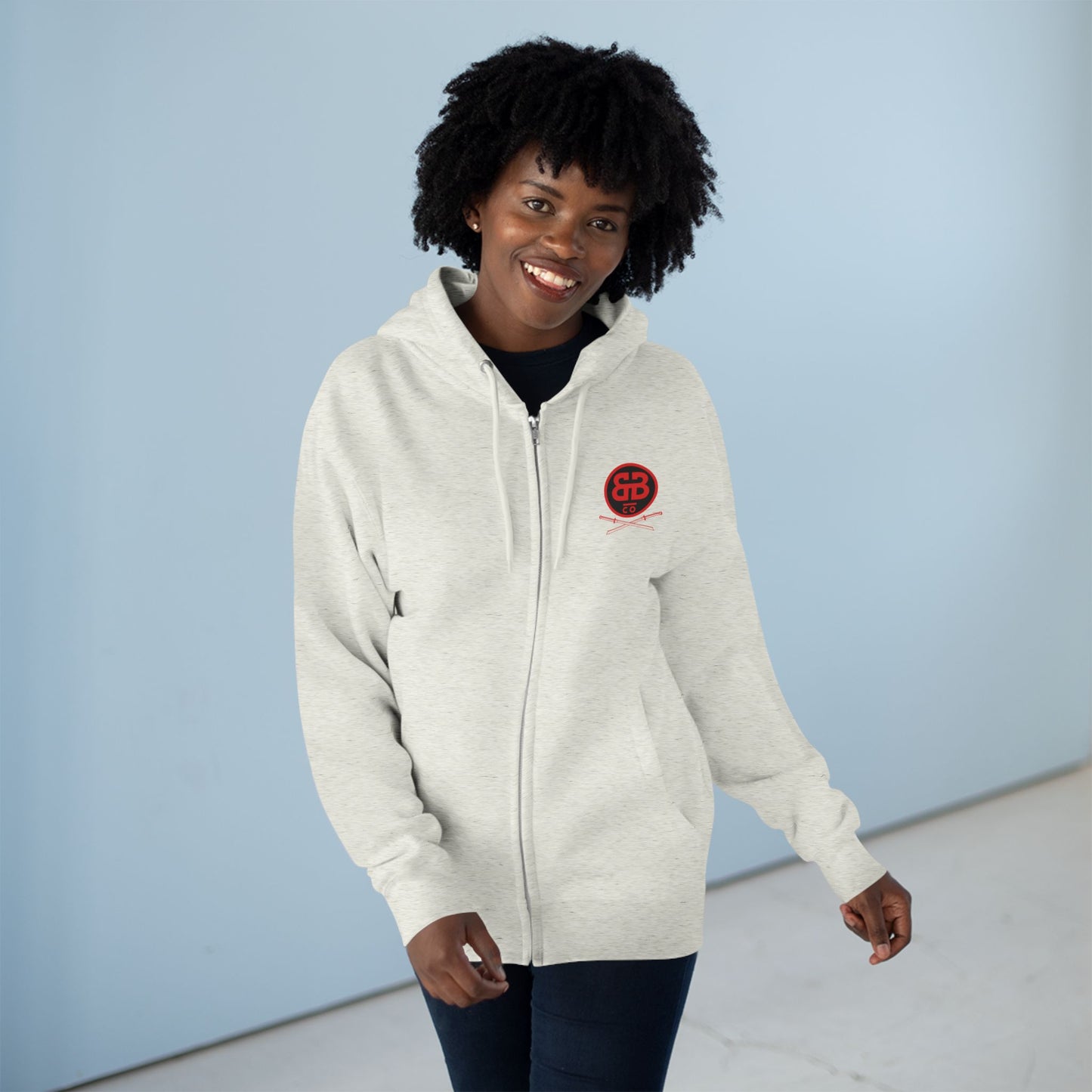 Yasuke Unisex Zip Hoodie - Cozy Samurai Style for Warriors