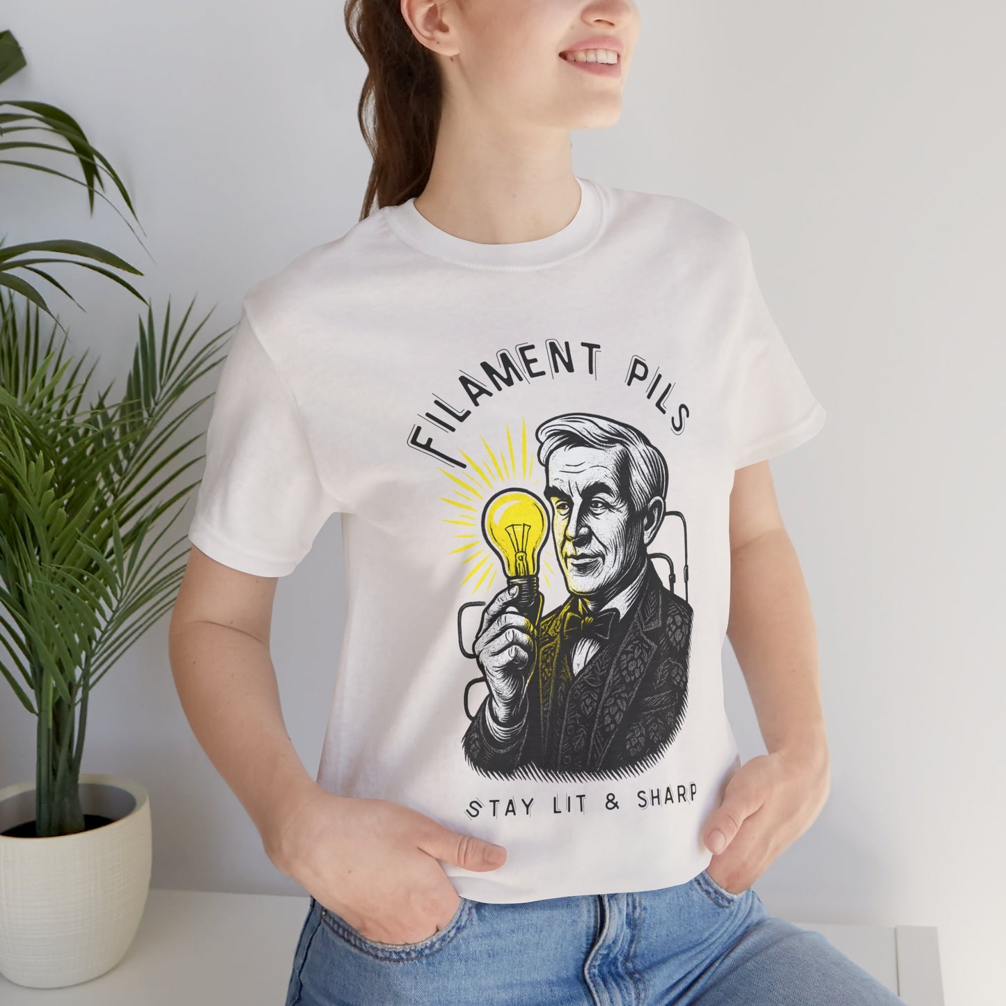 Digi-Gen Series: Edison Quote Tee - Unisex Jersey T-Shirt