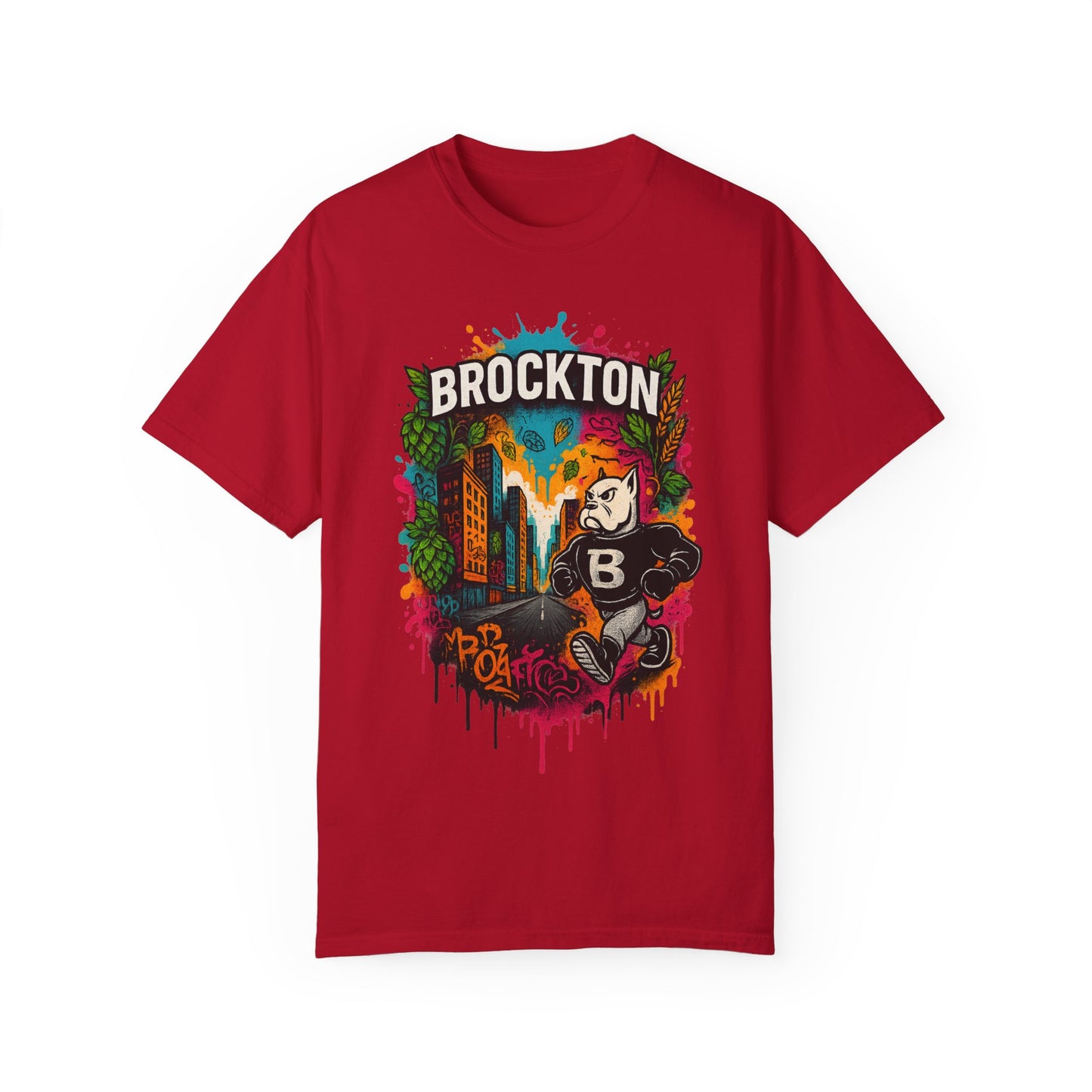 Mr Gloves City Art T-Shirt - Vibrant Unisex Garment-Dyed Tee
