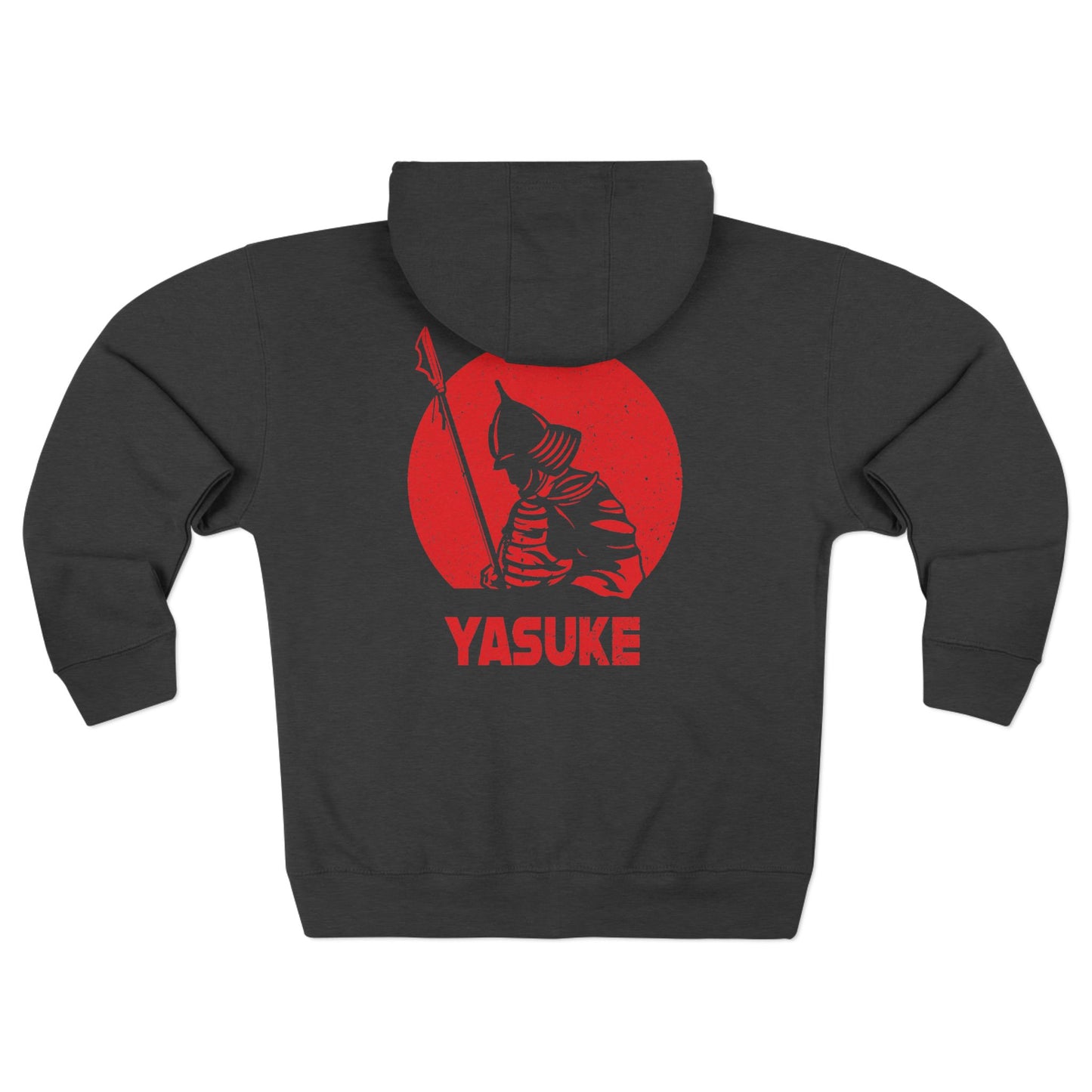 Yasuke Unisex Zip Hoodie - Cozy Samurai Style for Warriors