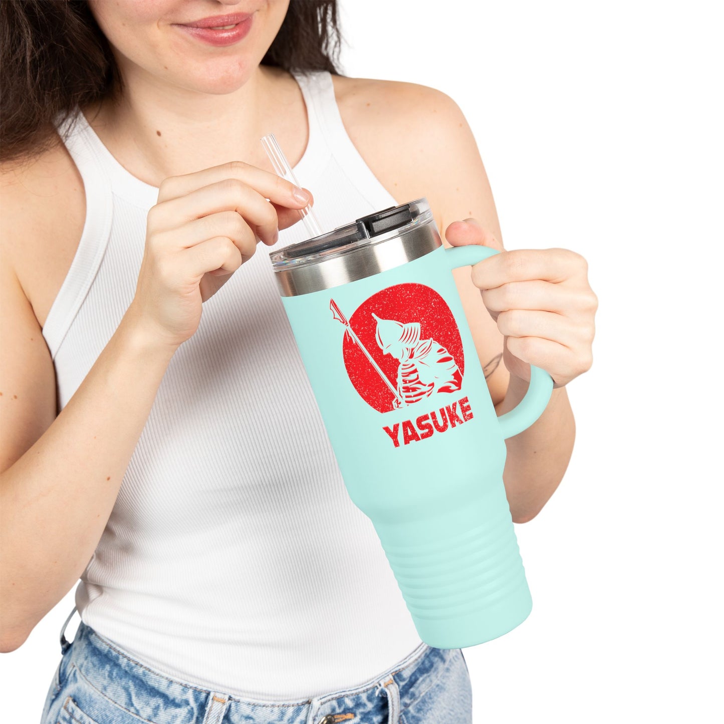 Yasuke Insulated Travel Mug, 40oz