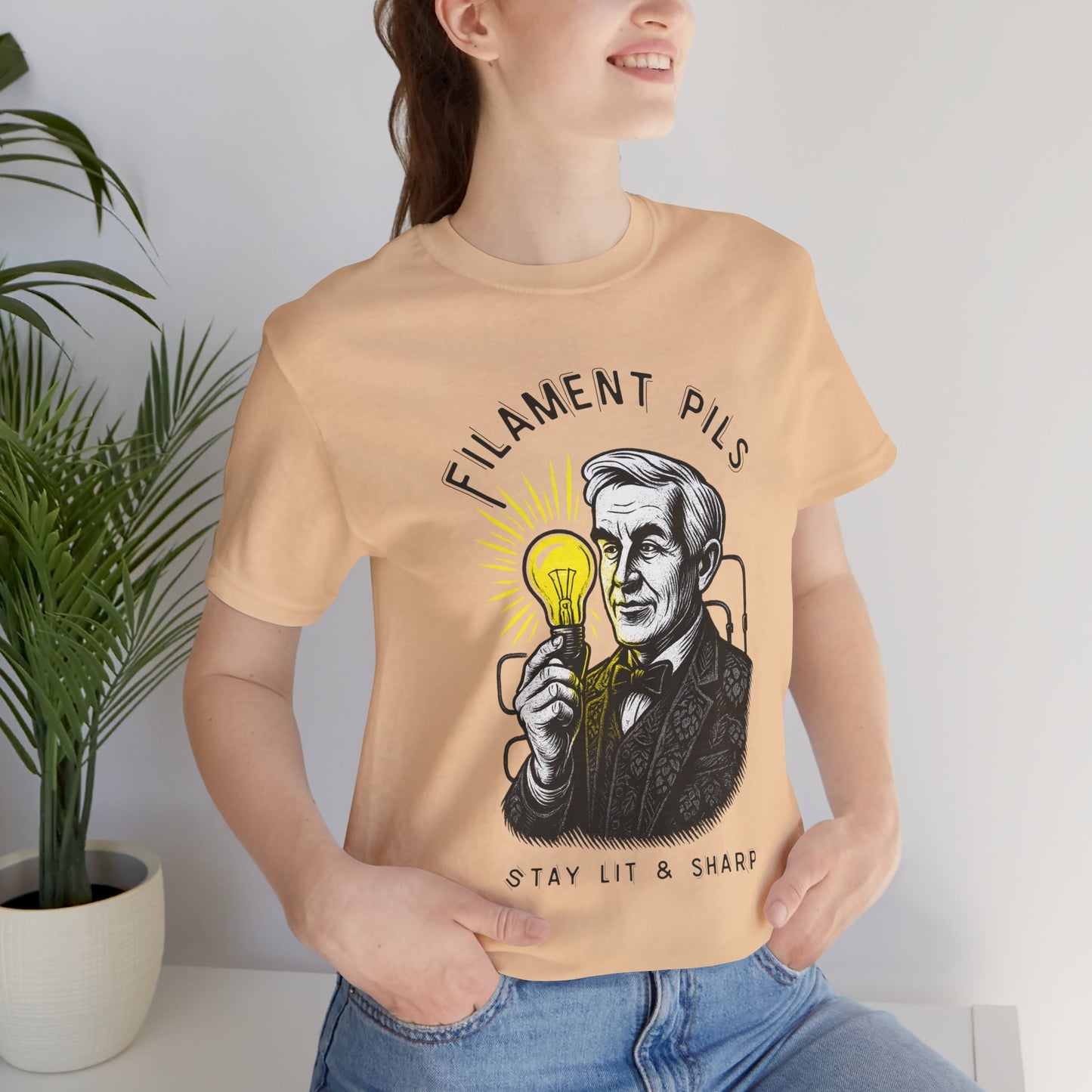 Digi-Gen Series: Edison Quote Tee - Unisex Jersey T-Shirt