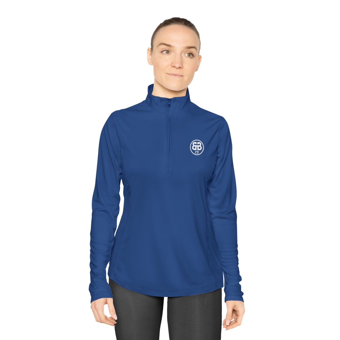 Brockton Beer Company Ladies Quarter-Zip Pullover - Stylish & Comfortable Activewear